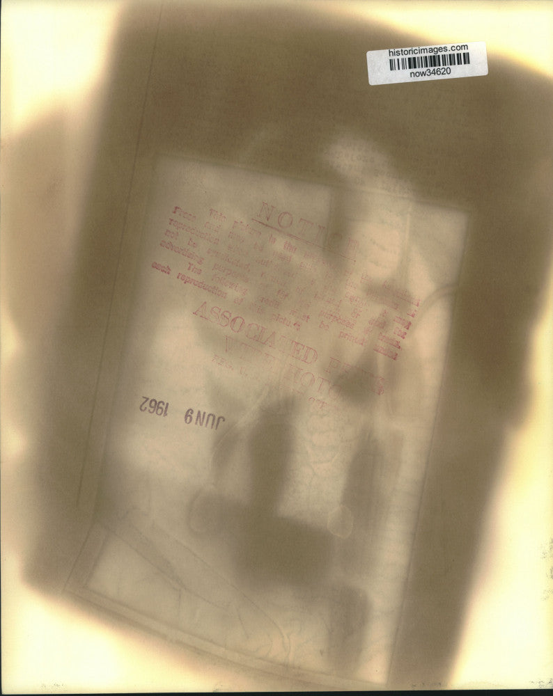 1962 Press Photo James T. Ralph waits to testify at House subcommittee hearing