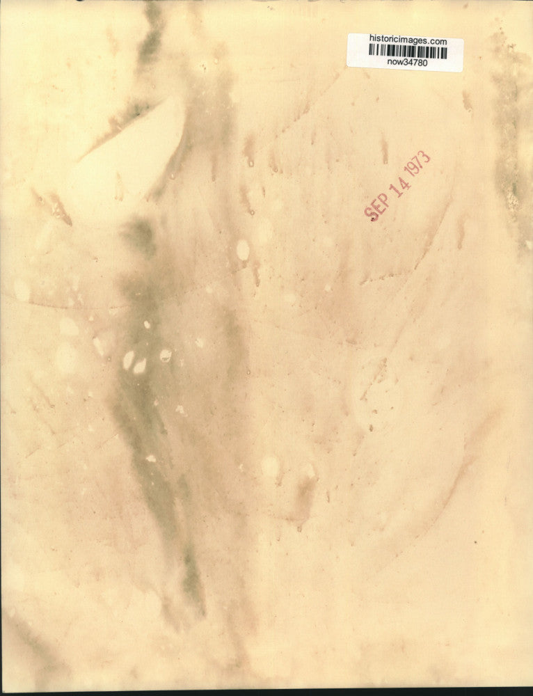 1973 Press Photo Full moon hangs over North Carolina state capitol - now34780