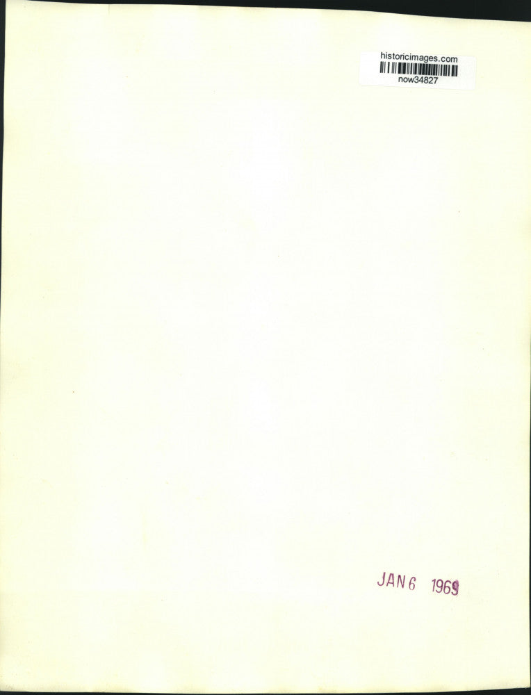 1969 Press Photo Adam Clayton Powell stands in rear of Representatives chamber