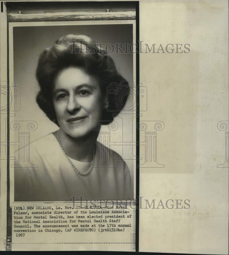 Load image into Gallery viewer, 1967 Press Photo National Association for Mental Health President Mabel Palmer
