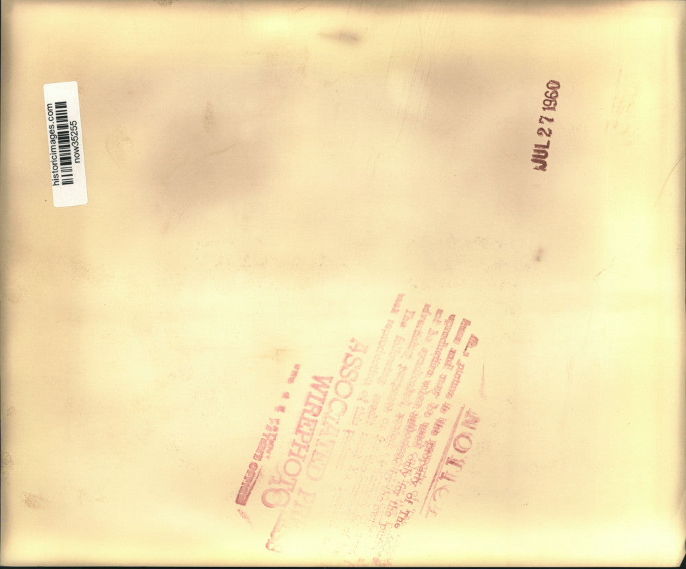 1960 Press Photo Barry Goldwater salutes and Morton applauds GOP Convention