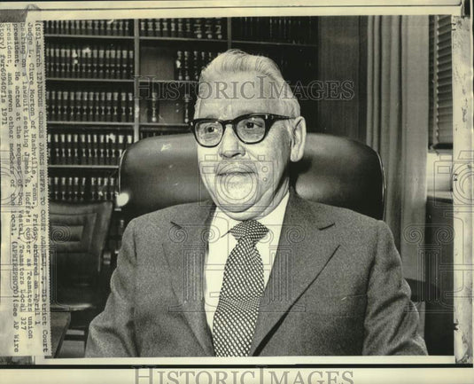 1971 Press Photo Judge Clure Morton orders James Hoffa to court again