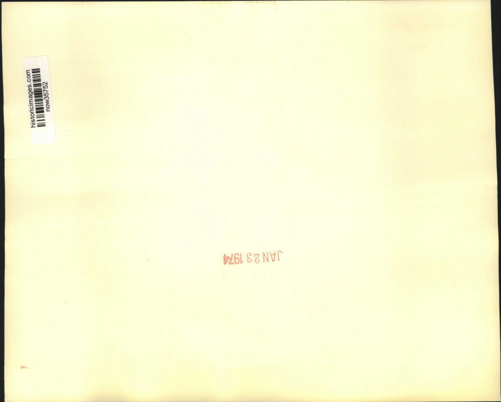 1974 Press Photo Trades Union Congress Len Murray and reporters in London