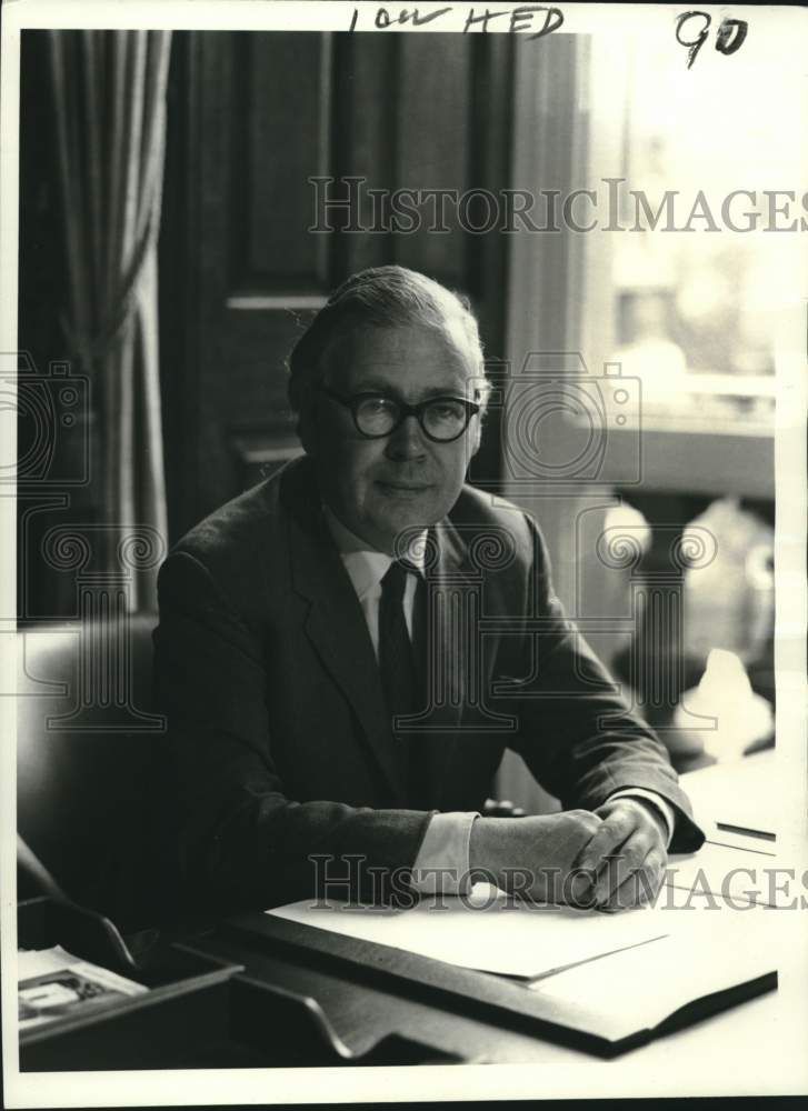 1972 Press Photo England's Rt. Honorable Geoffrey Rippon to visit New Orleans