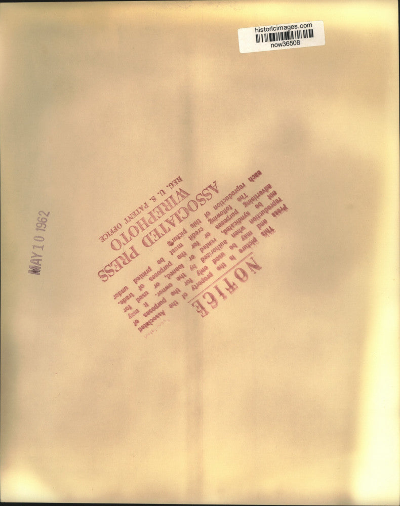 1962 Press Photo Centaur space rocket rises from Cape Canaveral launch pad