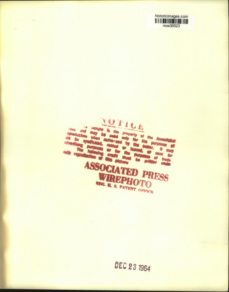 1964 Press Photo Delta rocket propels Explorer 26 into orbit from Cape Kennedy