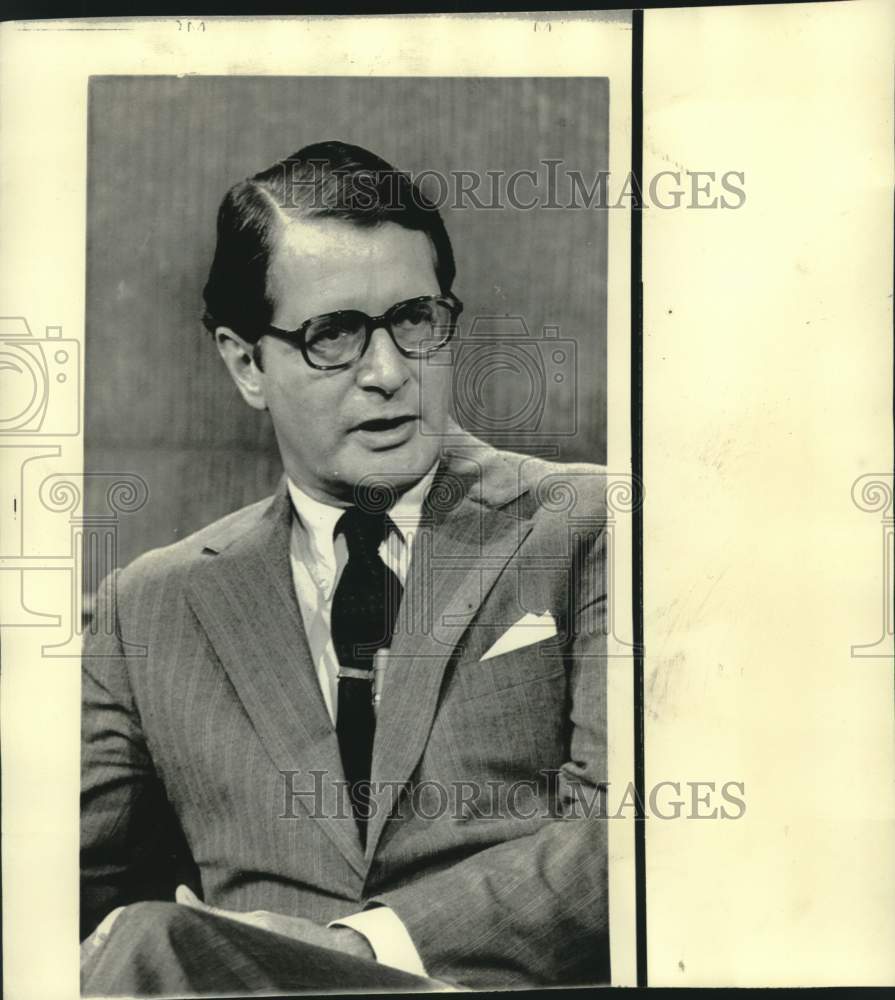 1973 Press Photo Former Attorney General Elliot Richardson - now36633