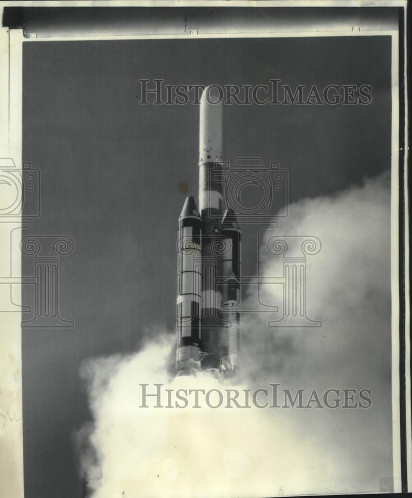 1969 Press Photo Titan 3C blasts form Cape Kennedy, Florida - now36712