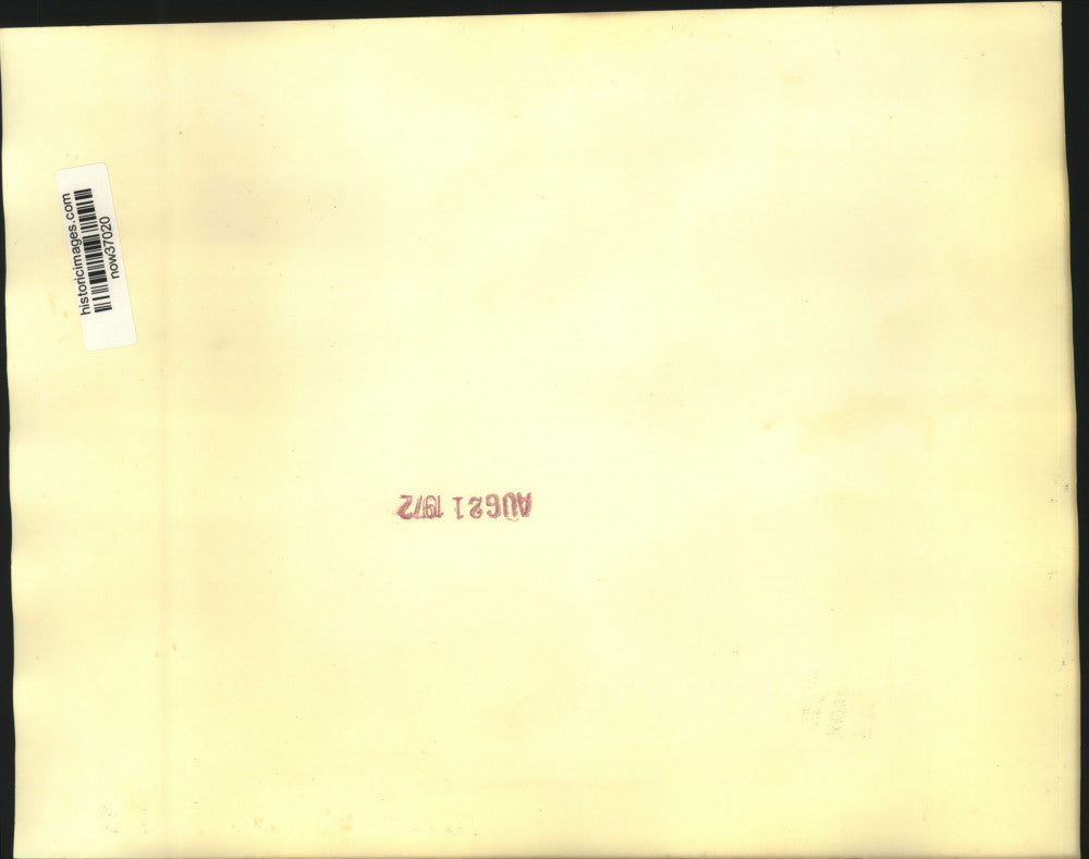 1972 Press Photo Chairman John Rhodes, Sen. Gordon Allot hold draft papers, FL.