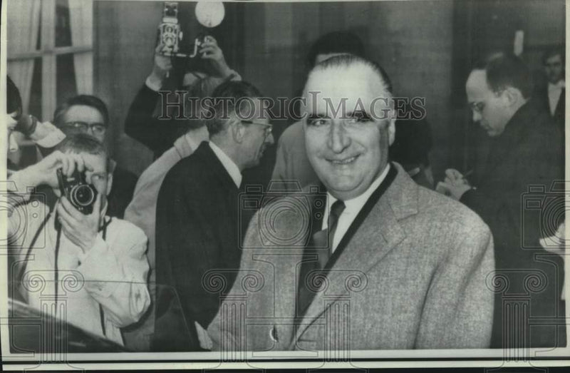 Load image into Gallery viewer, 1967 Press Photo French President Georges Pompidou smiles for a photo
