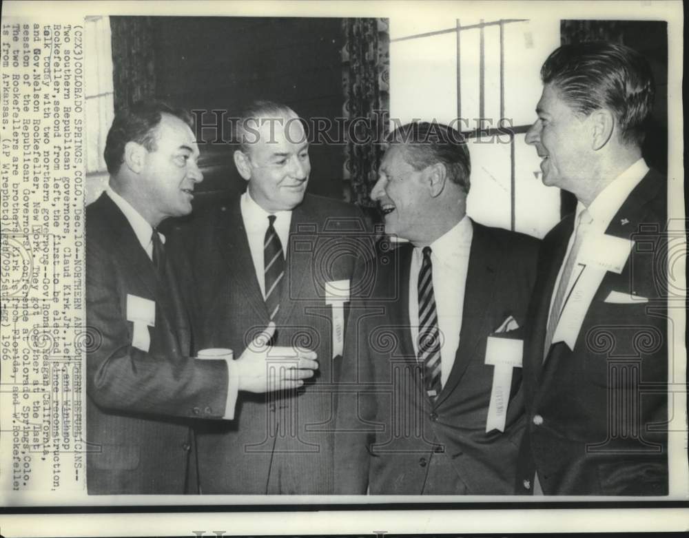 1966 Press Photo Republican Governors Conference Attendees, Colorado Springs