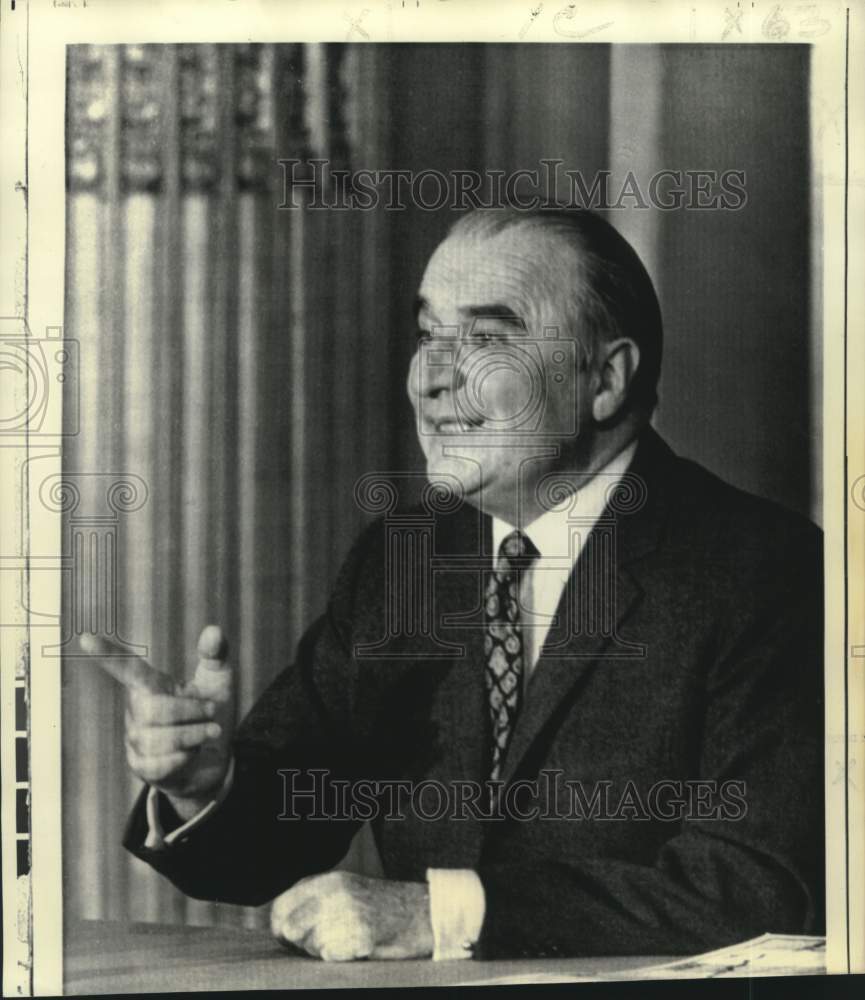 1972 Press Photo French President Georges Pompidou - now37829