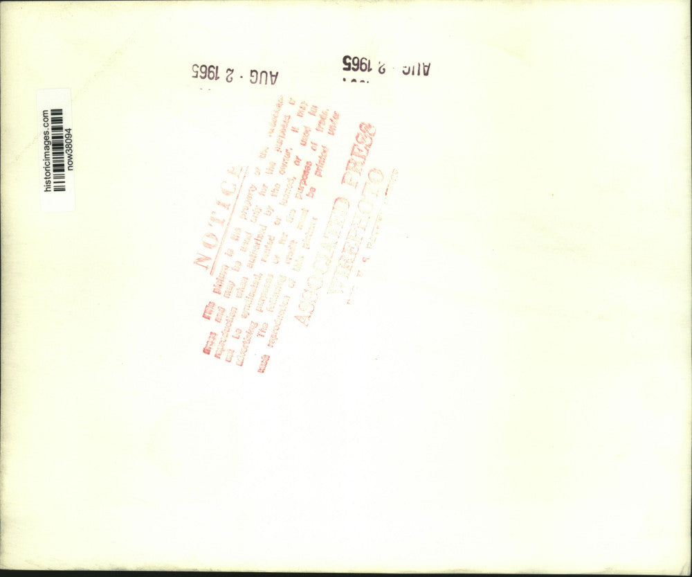 1965 Press Photo President Johnson starts briefing of governors at White House