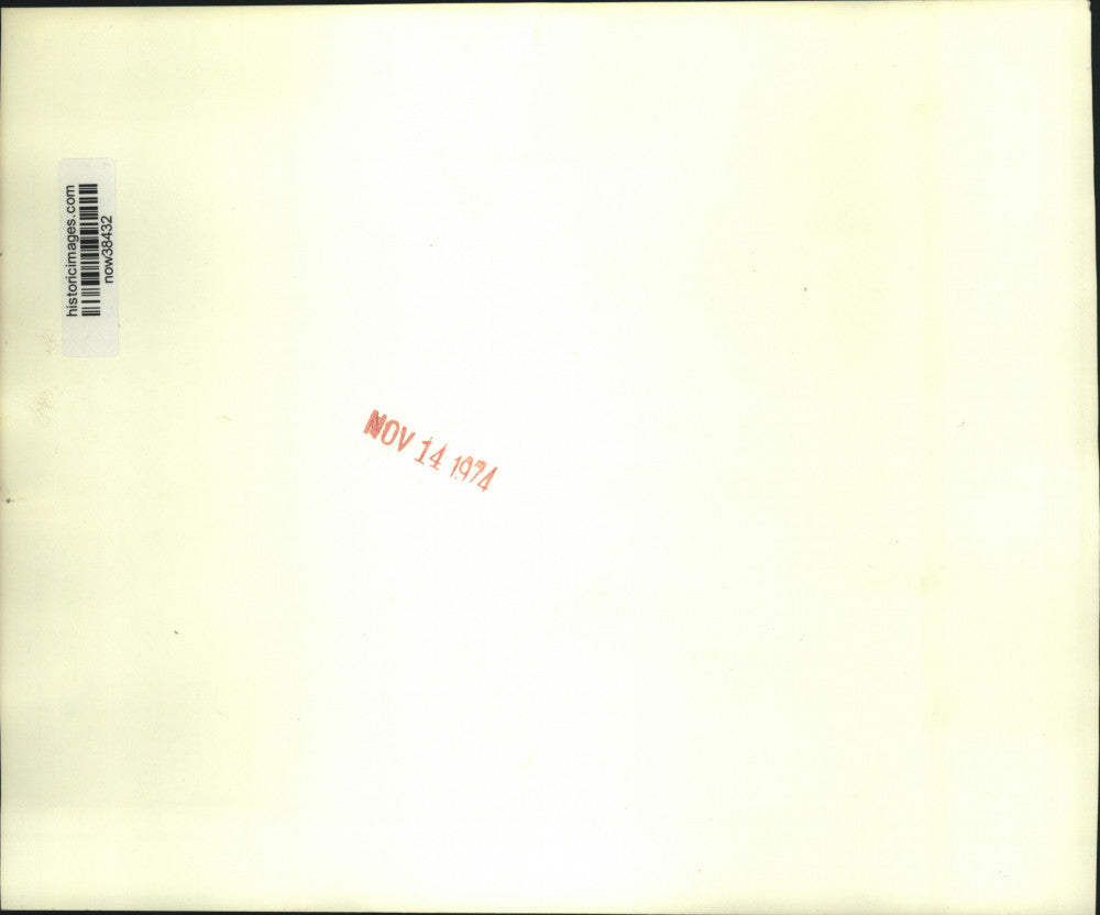 1974 Press Photo Former Cuban President Carlos Prio Lifted to Car Roof in Miami