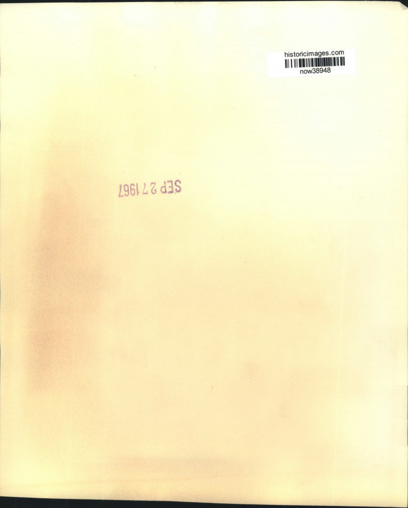 1967 Press Photo United Auto Workers Walter Reuther at bargaining table