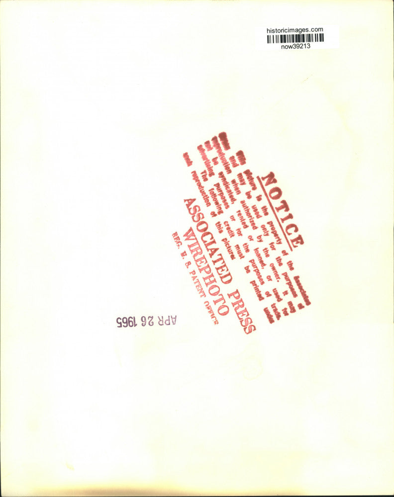 1965 Press Photo Donald Russell receives Senate appointment from Robert McNair