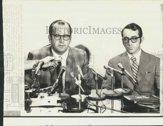 1970 Press Photo Jack Richards and attorney - now39472