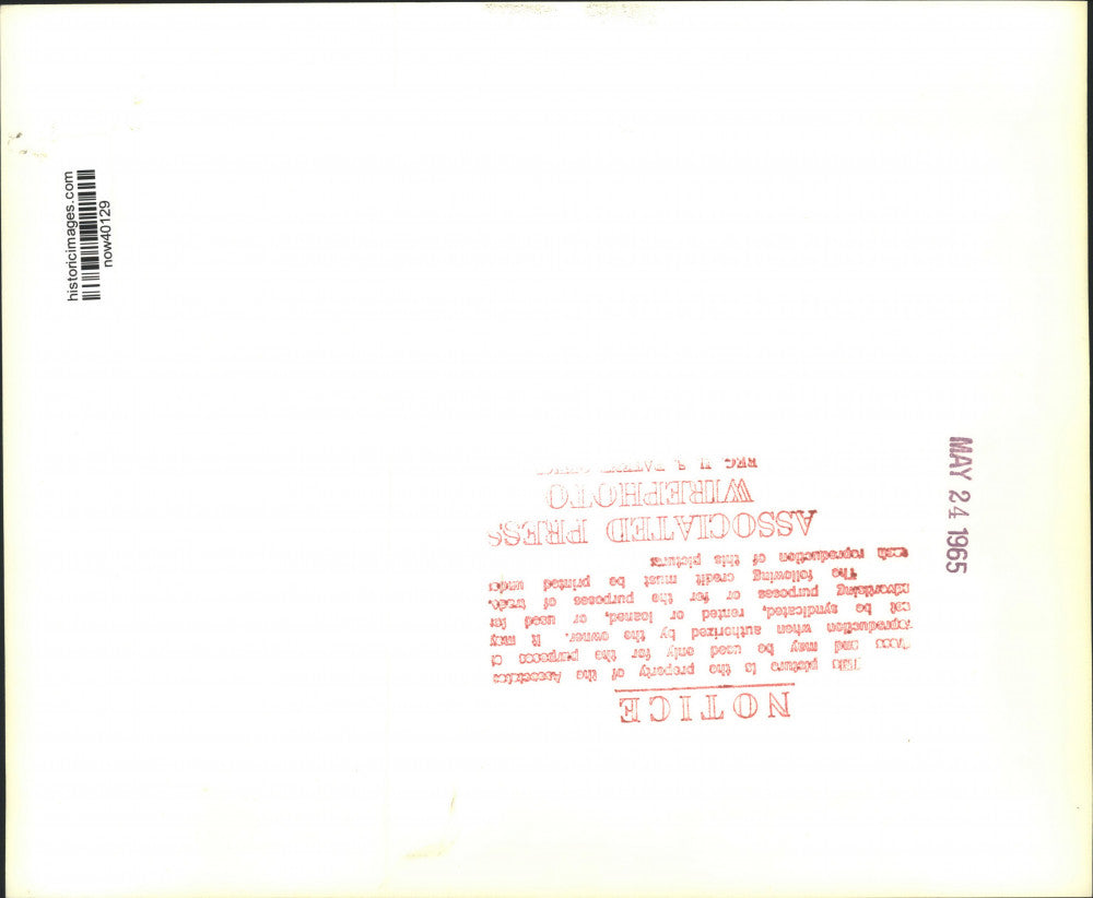 1965 Press Photo General Motors Top Executives Address Stockholders in Detroit