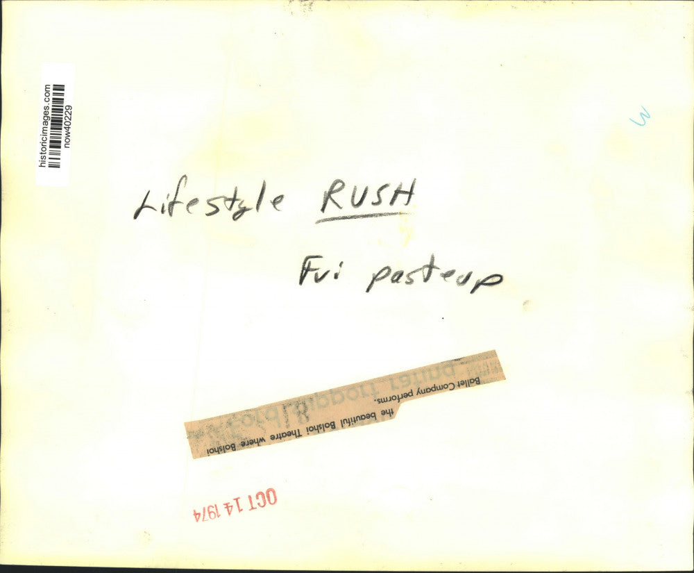 1974 Press Photo The Bolshoi Theatre, where the Bolshoi Ballet performs, Russia