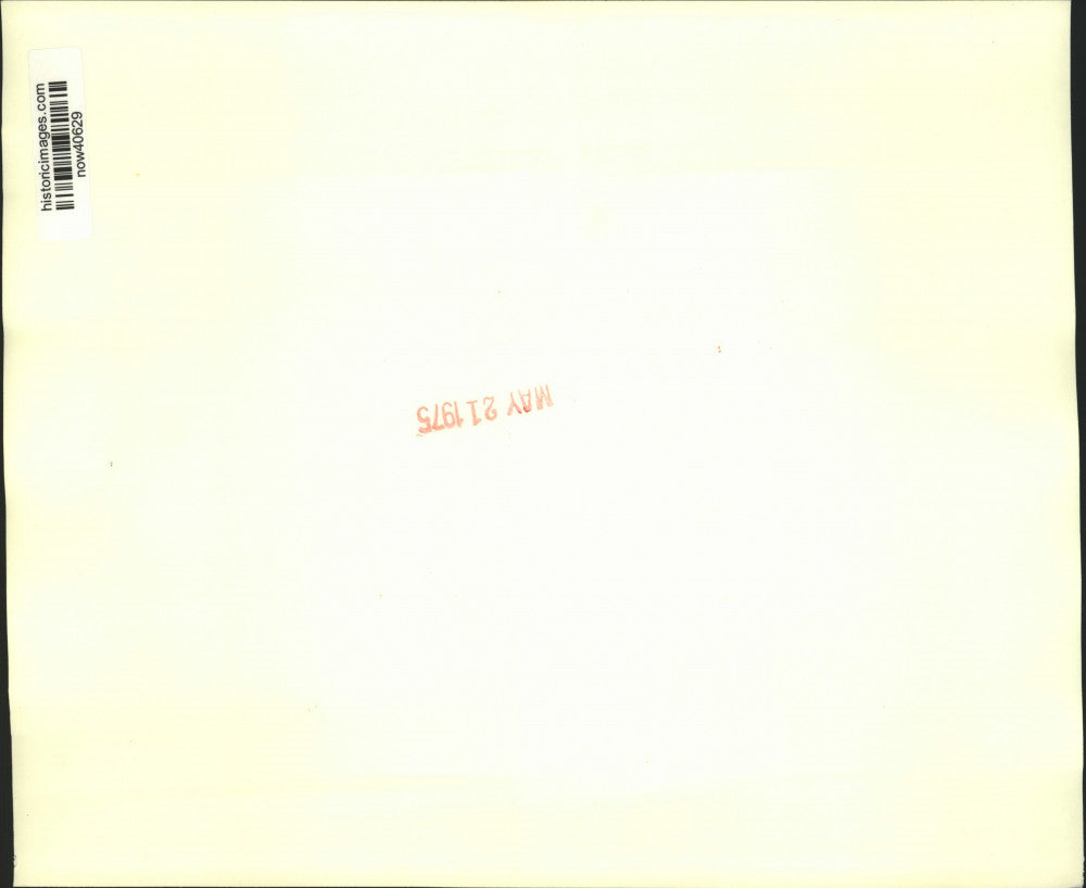 1975 Press Photo North Vietnam Supporters Tear up South Vietnamese Flag, Saigon