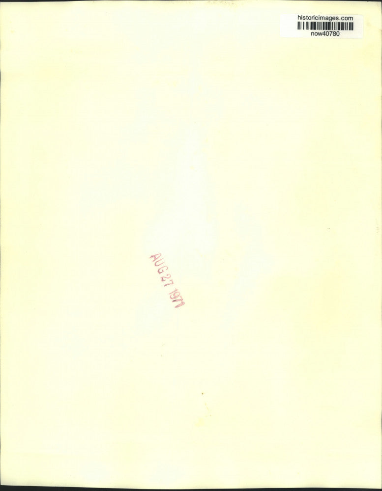 1971 Press Photo Security Guard at Saigon Airbase Checks Identification