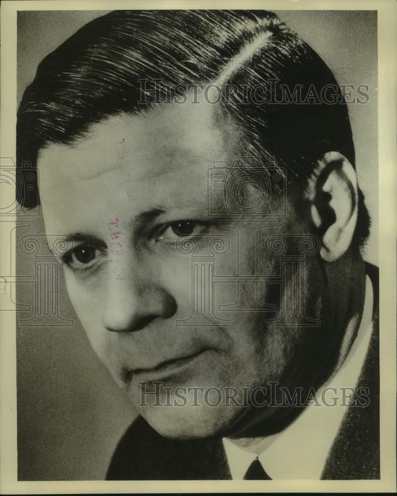 1970 Press Photo German Defense Minister Helmut Schmit - now40829