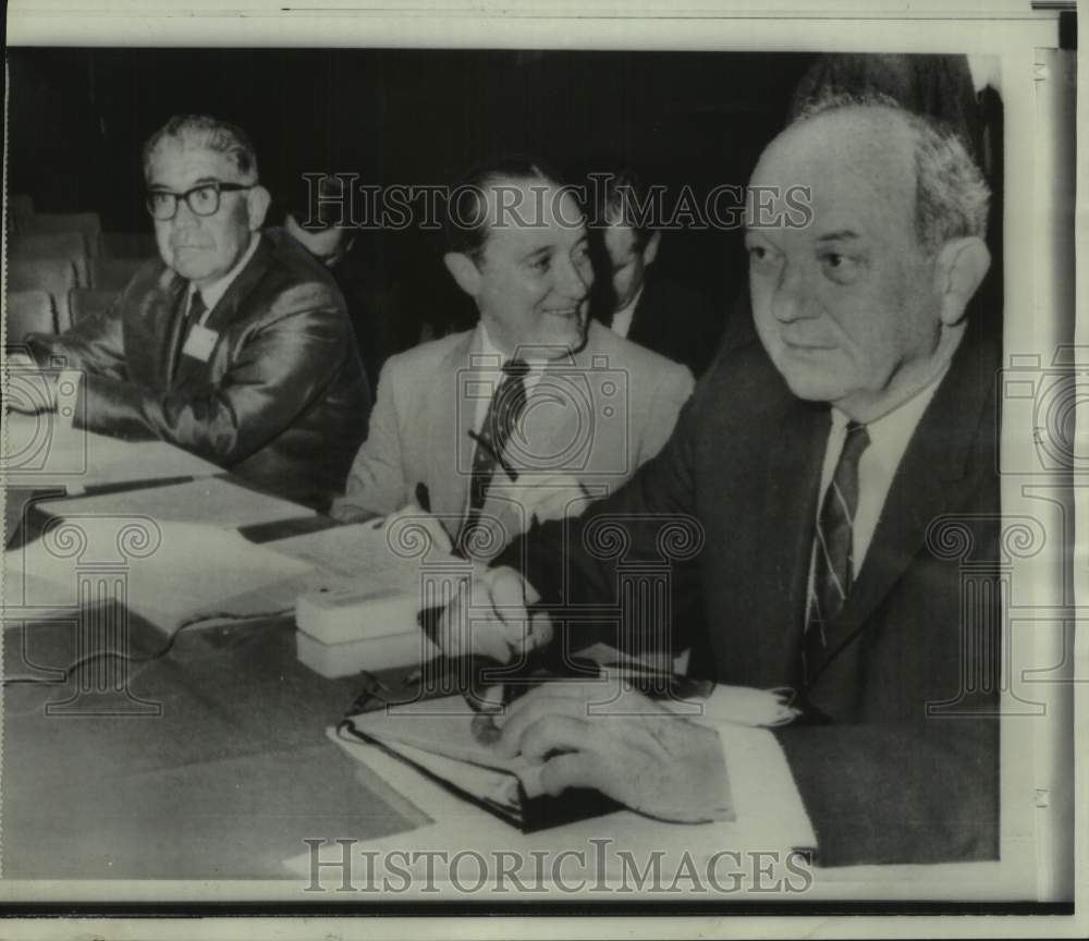 1967 Press Photo Organization of American States Meeting Participants, Argentina