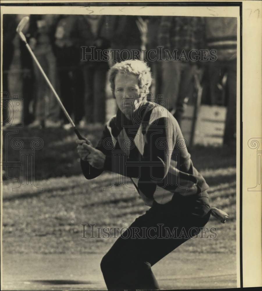 1975 Press Photo Golf player Tom Weiskopf during the game - now48737- Historic Images