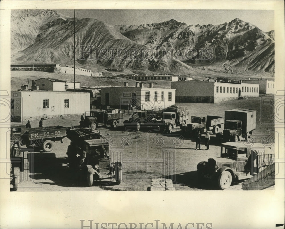 1941 Press Photo The village Murgab in the Pamir Mountains of Tadjikistan