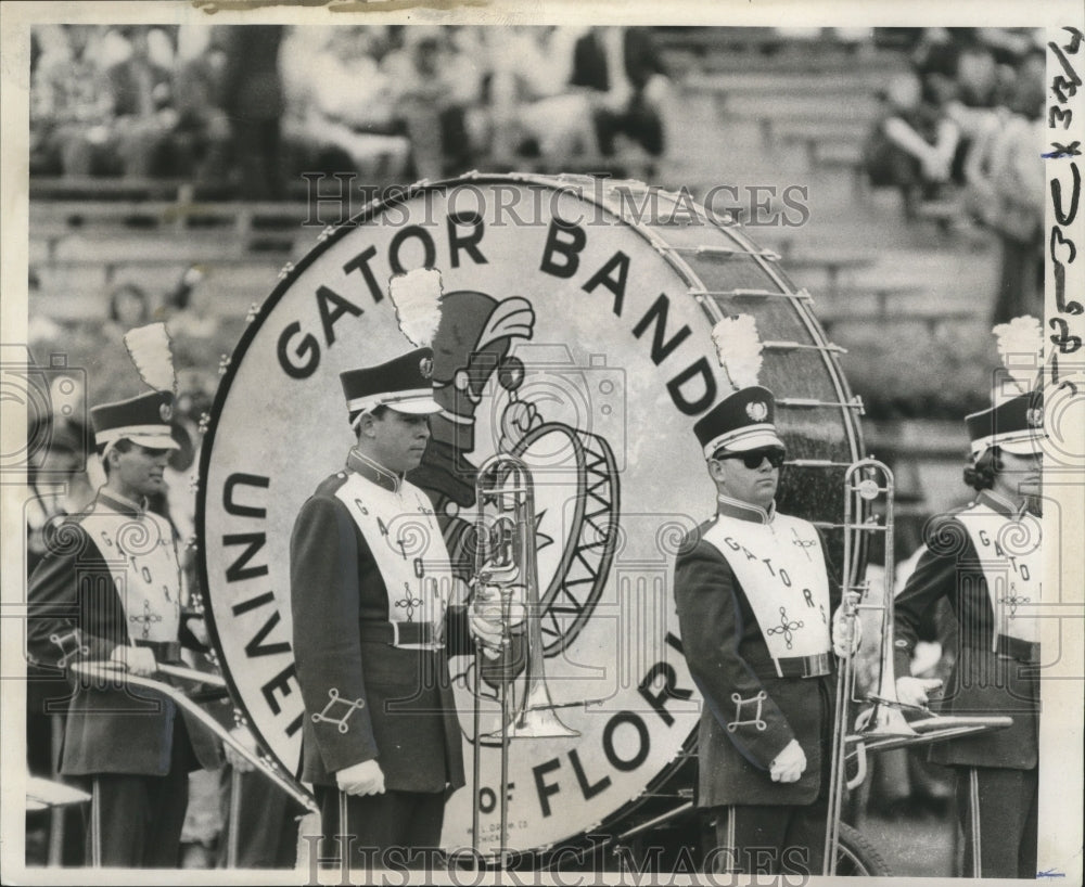 1966 Press Photo One of nation&#39;s biggest drums, Gator Bass Drum - nox00699