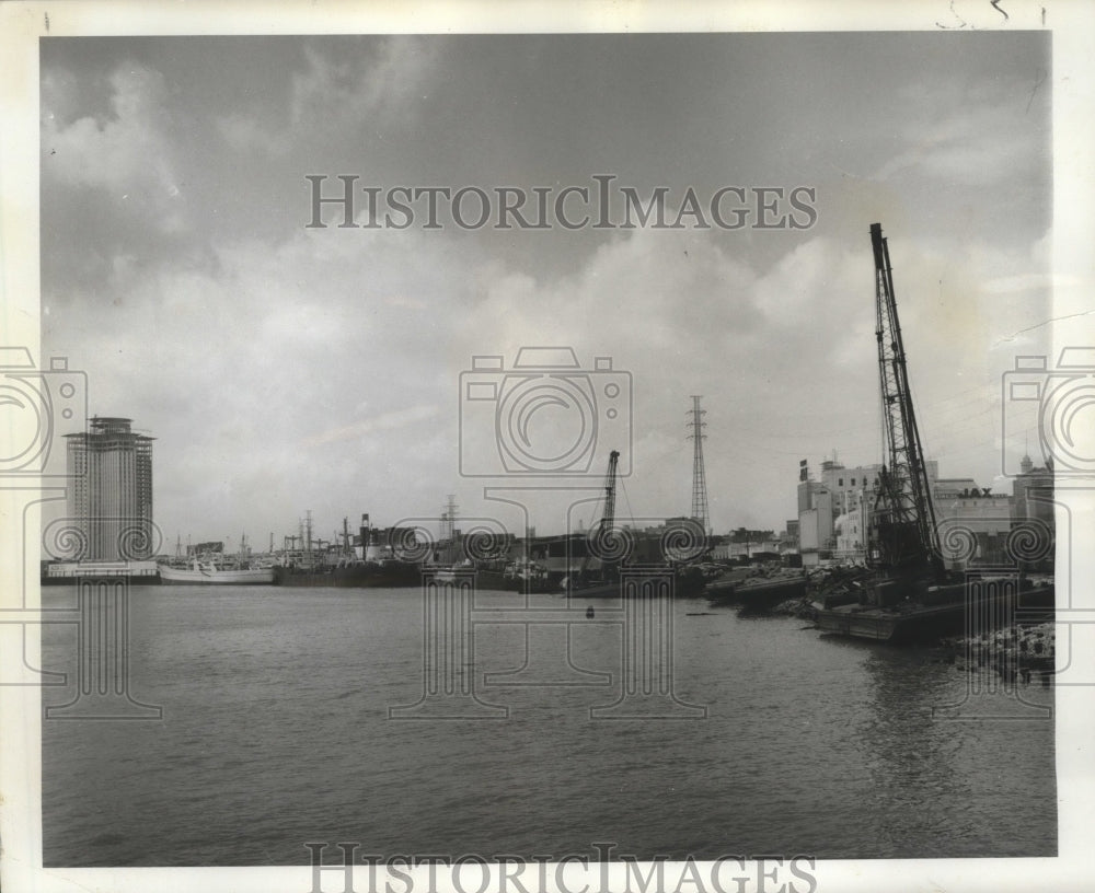 1965 Press Photo Possible location for Riverfront Expressway at Jackson Square