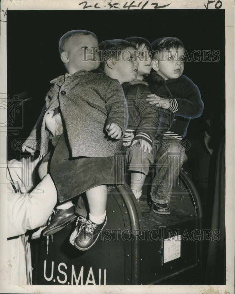 1959 Press Photo New Orleans Mardi Gras Momus Carnival sons of Robert Pfeiffer