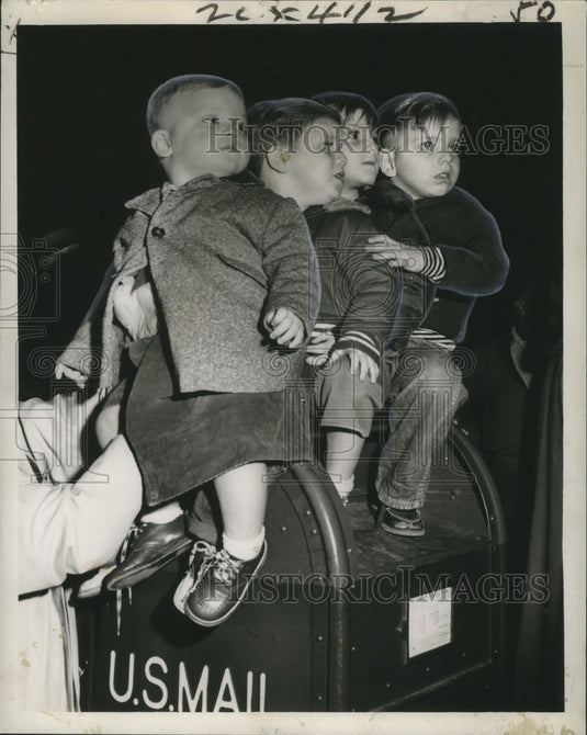 1959 Press Photo New Orleans Mardi Gras Momus Carnival sons of Robert Pfeiffer
