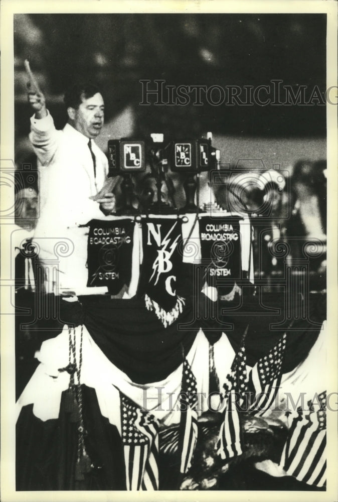 1932 Press Photo Senator Huey P. Long at the Democratic National Convention- Historic Images