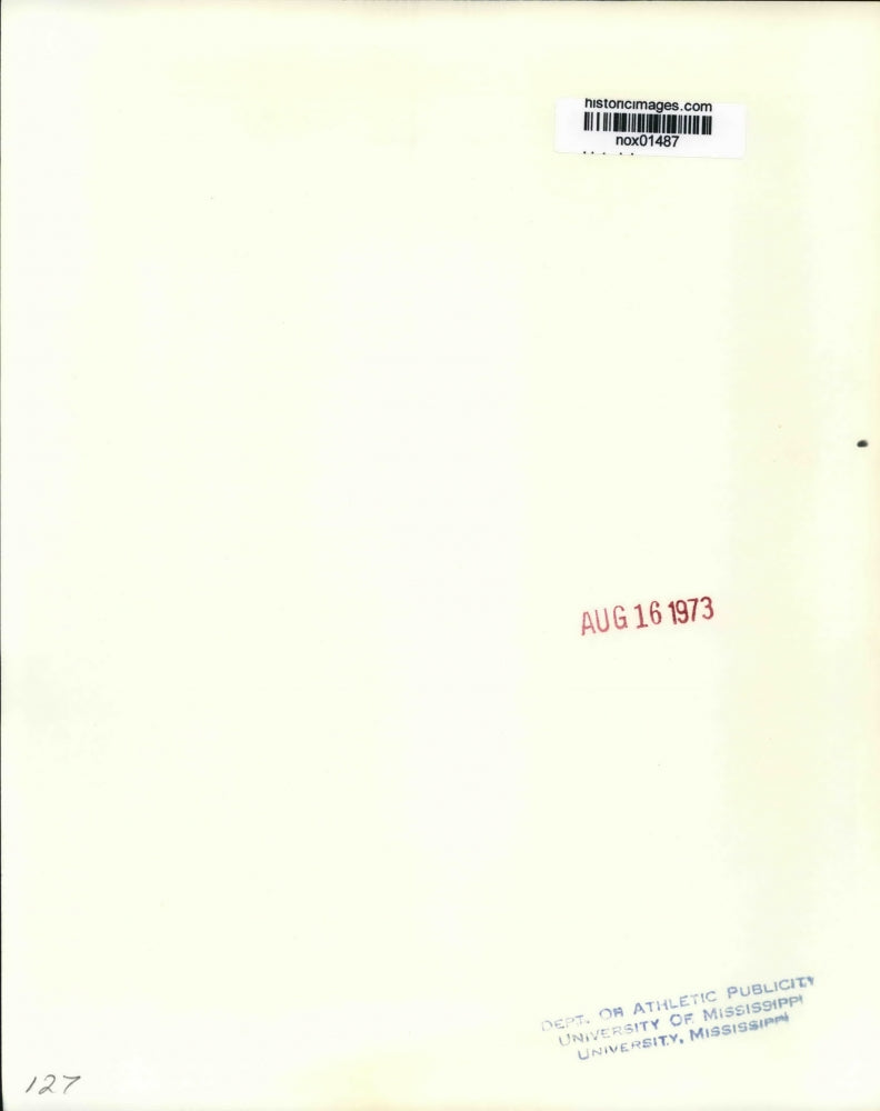 1973 Press Photo University of Mississippi Football - Gene Allen - nox01487