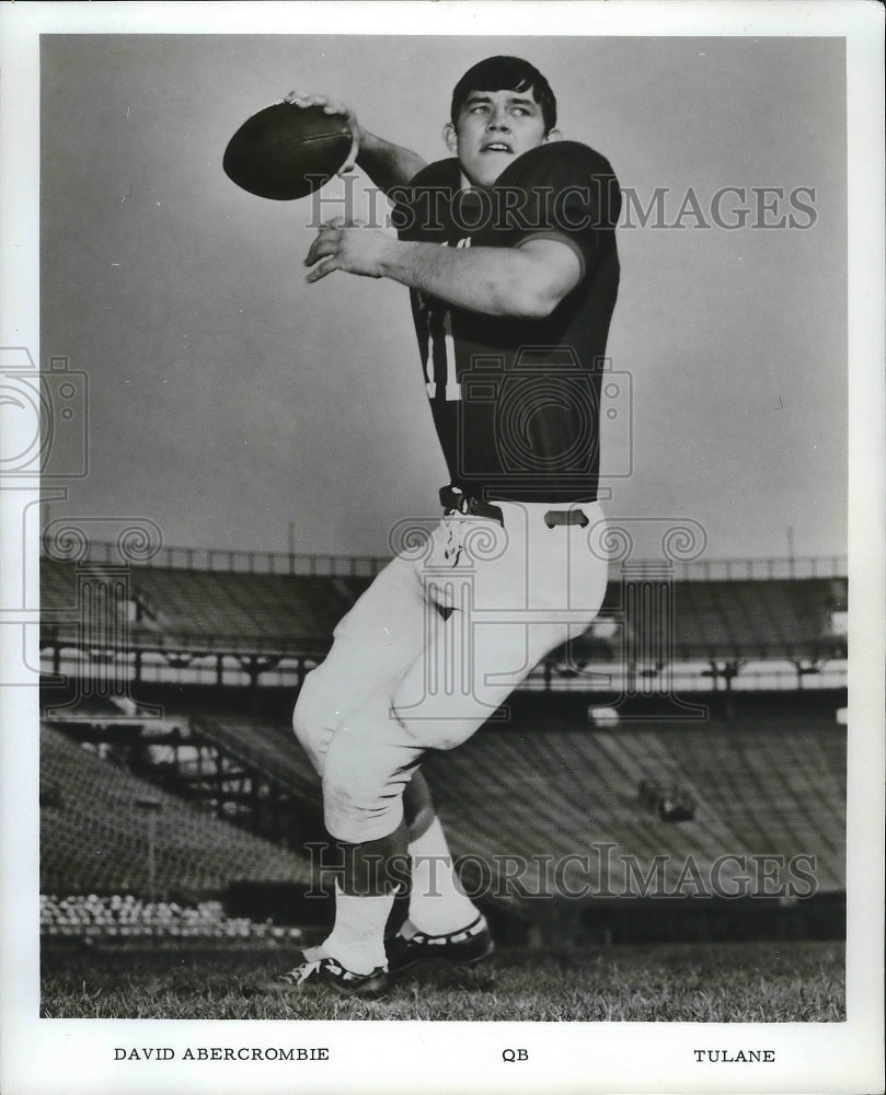 1971 Press Photo Tulane Football - David Abercrombie - nox01813- Historic Images