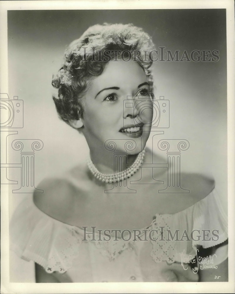 1957 Press Photo Fran Allison stars in Kukla, Fran and Ollie. - nox01856- Historic Images