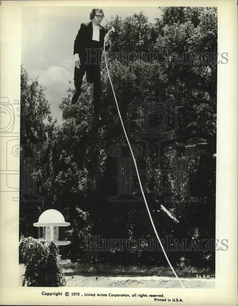 1973 Press Photo Woody Allen stars in Sleeper. - nox01876