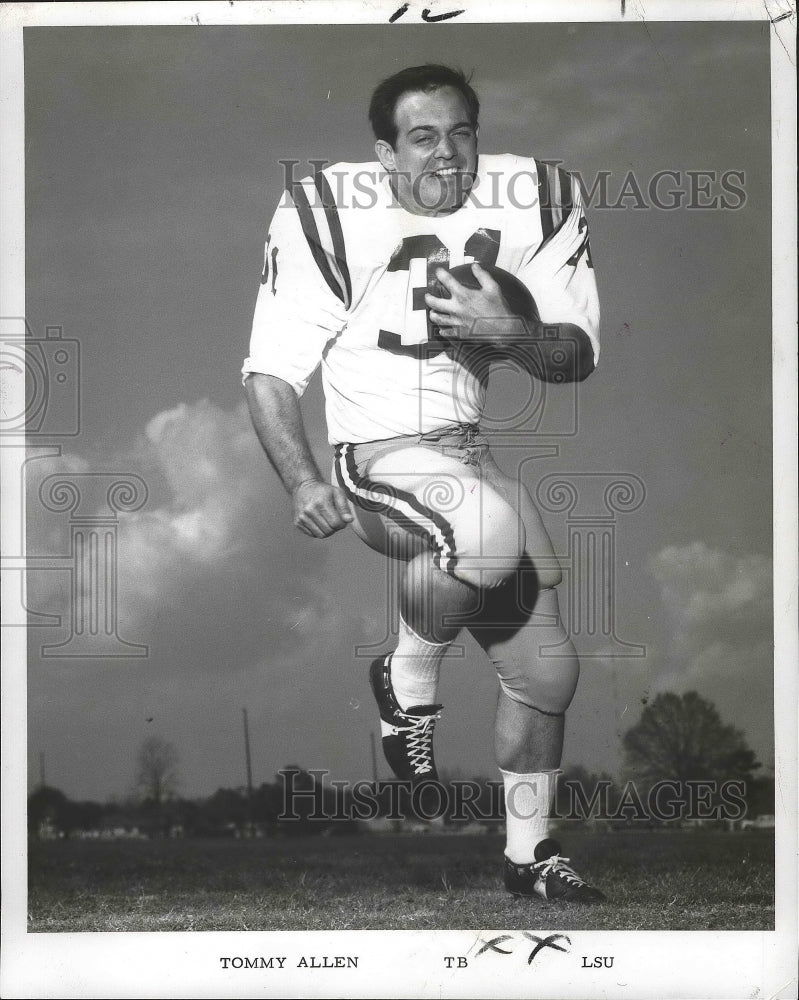 1968 Press Photo Tommy Allen, tailback for Louisiana State University.- Historic Images