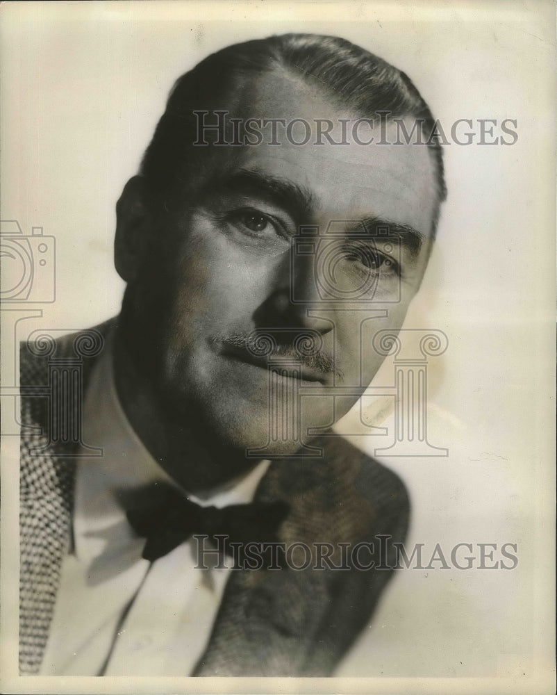 1959 Press Photo Brian Aherne, English actor of both stage and screen
