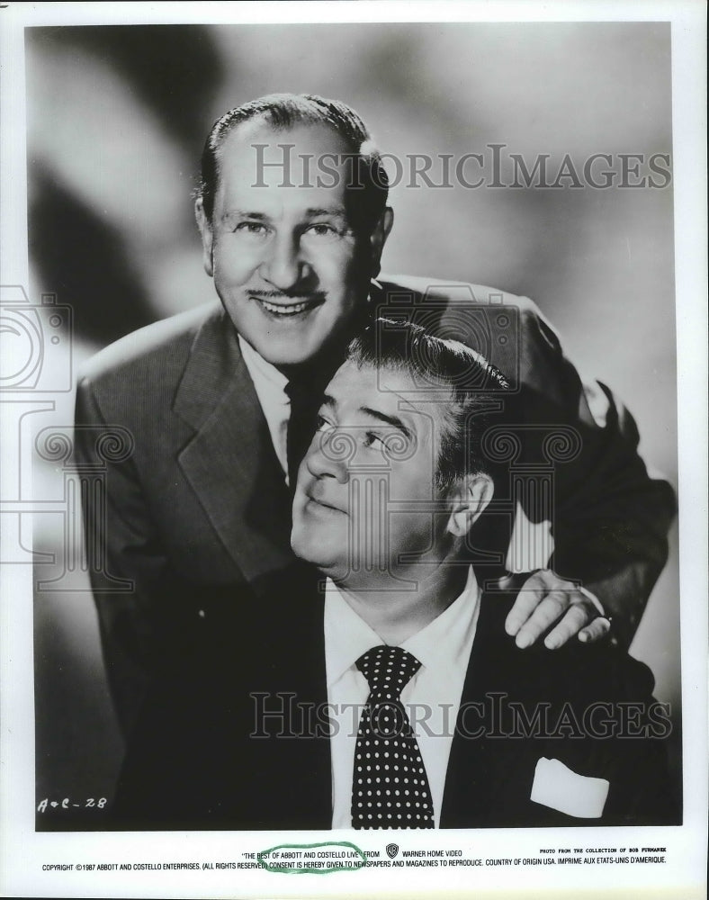 1967 Press Photo Bud Abbott and Lou Costello in The Best of Abbott and Costello.- Historic Images