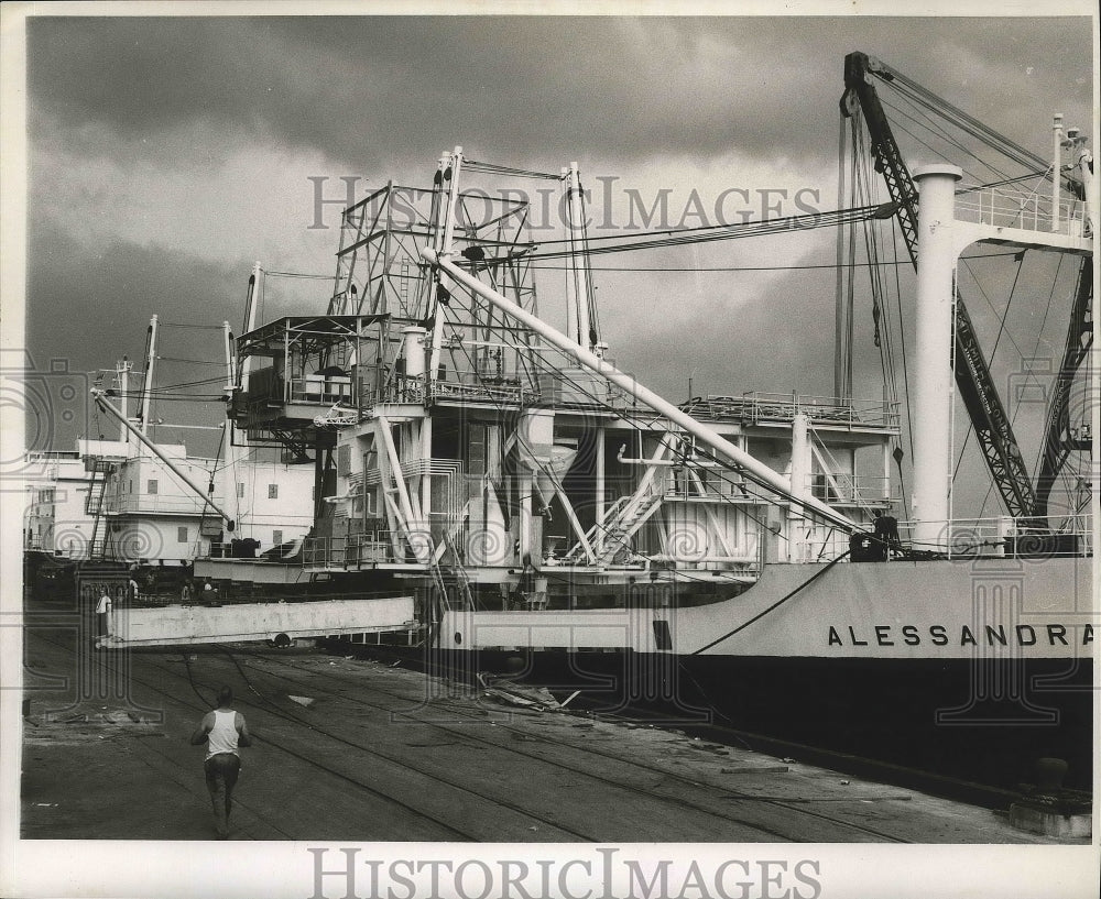 1968 Press Photo The S.S. Allessandra - nox02320