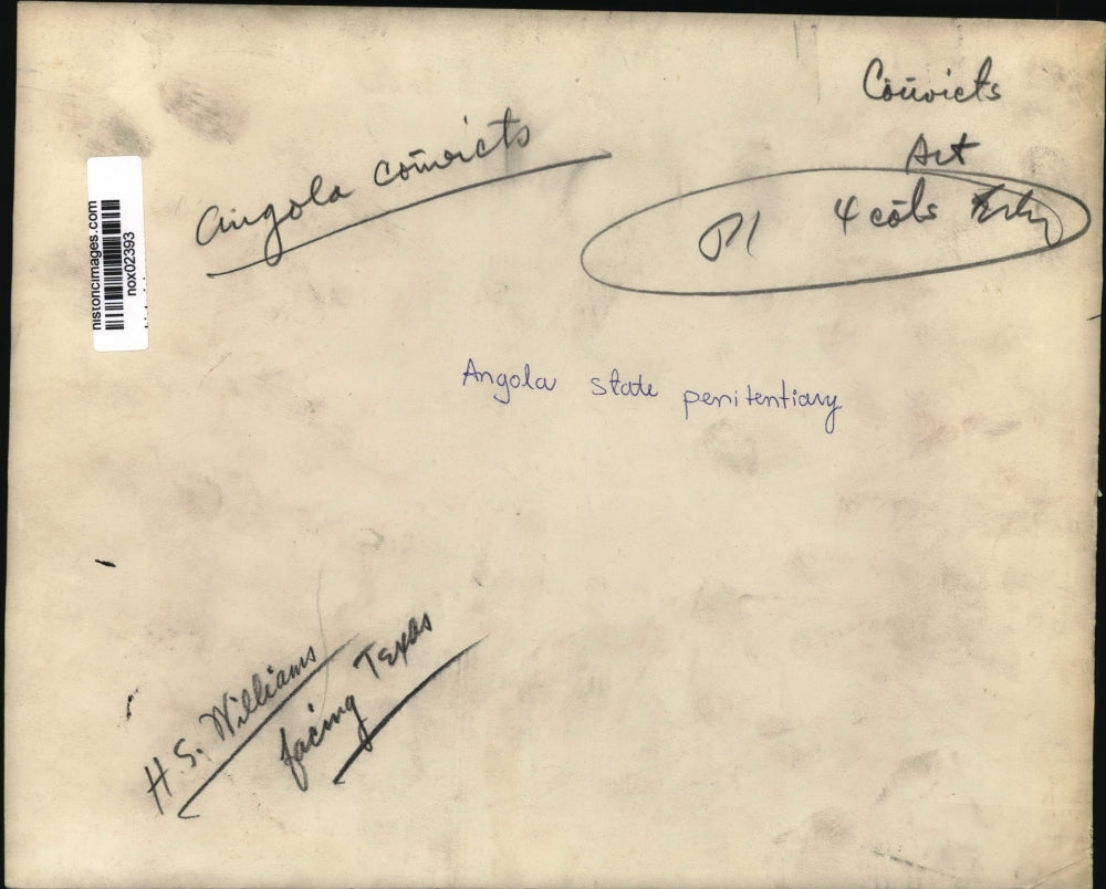 Press Photo Angola State Penitentiary near water - nox02393