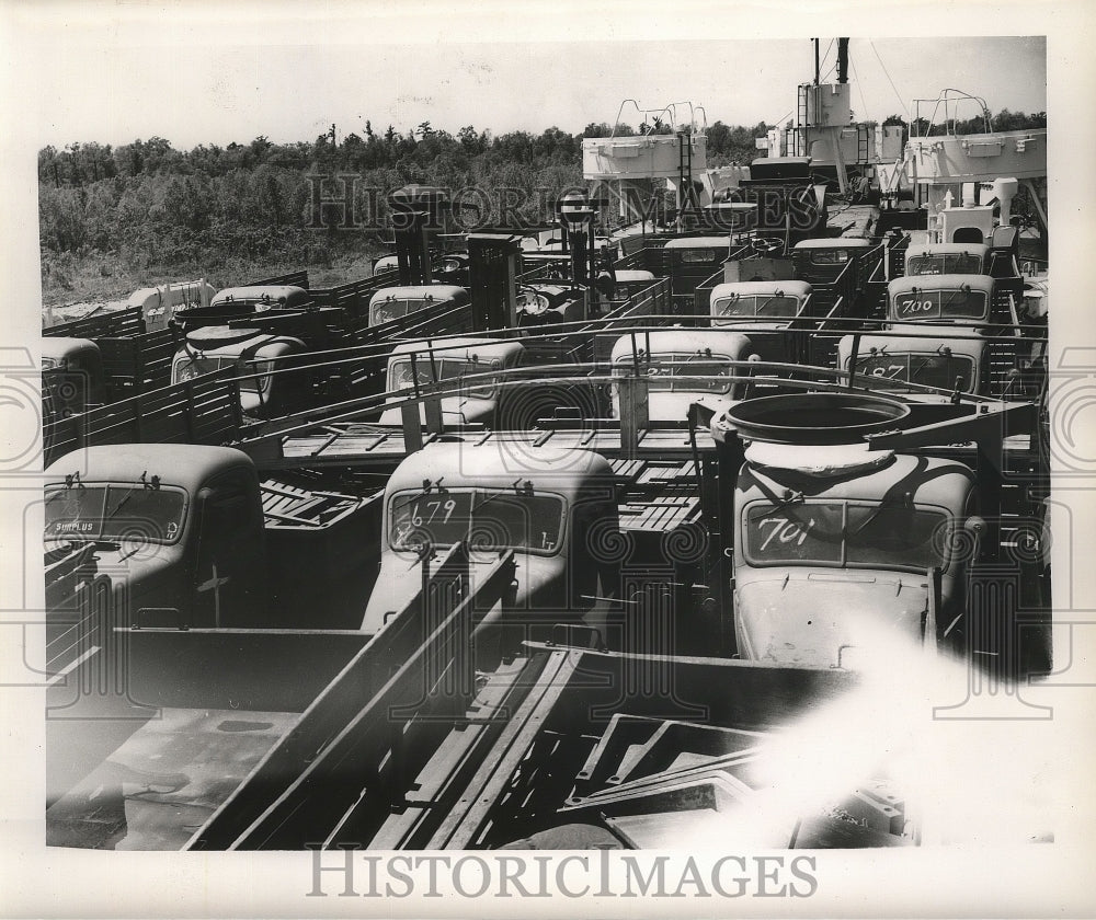 1947 Press Photo Argentina War Equipment - nox02689- Historic Images