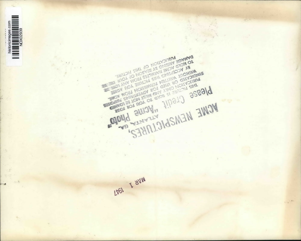 1947 Press Photo George Marshall and Asaf Ali engage in a greeting - nox02939