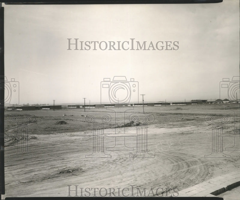 Load image into Gallery viewer, Press Photo Panoramic view of all new buildings at Angola State Penitentiary.
