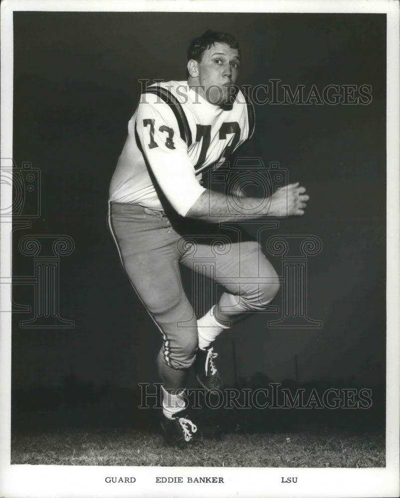 1957 Press Photo Eddie Banker, guard for Louisiana State University. - nox03428