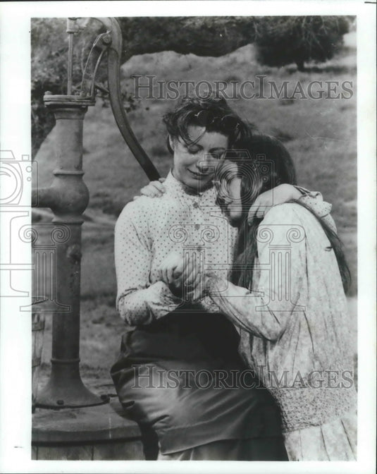 1979 Press Photo Melissa Gilbert & Patty Duke Astin star in The Miracle Worker.