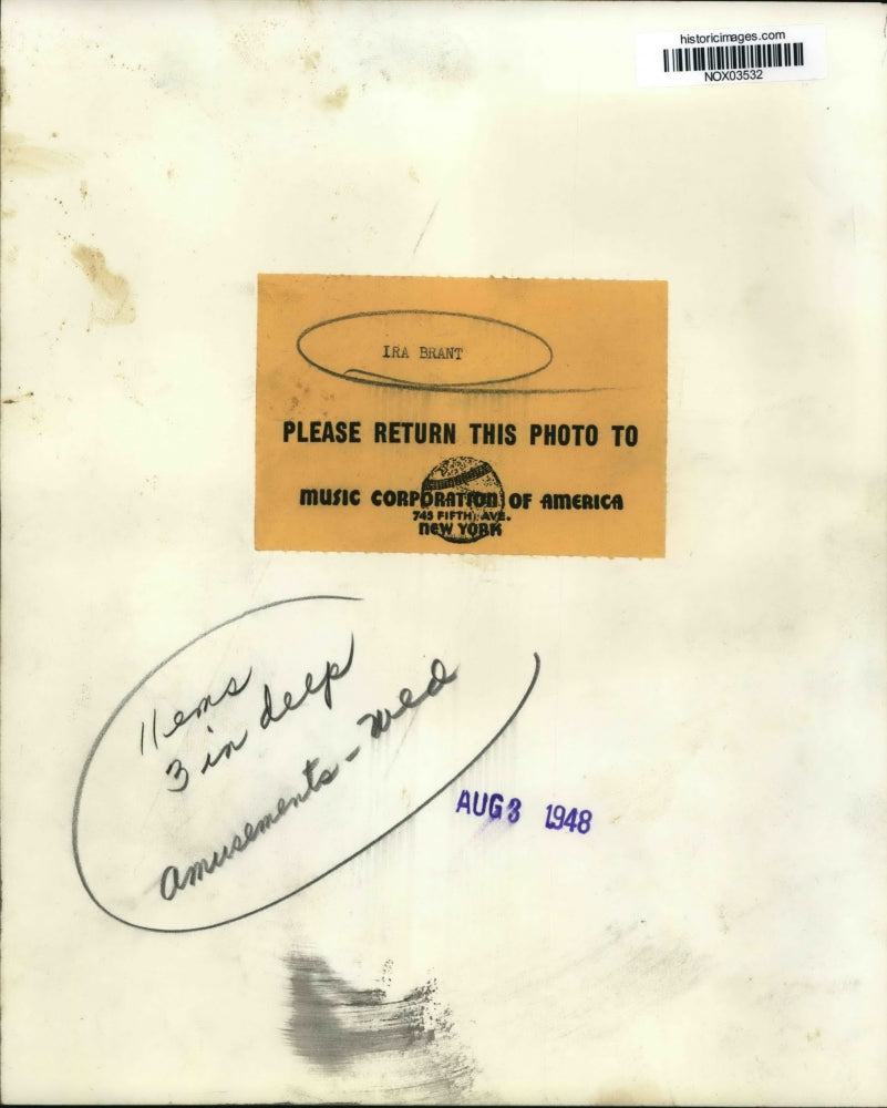 1948 Press Photo Ira Brant, musician - nox03532