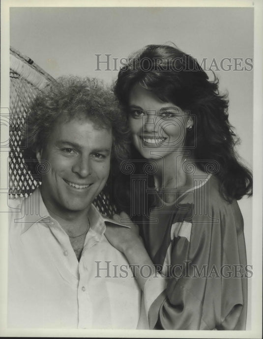 1982 Press Photo Rod Arrants and Sherry Mathis on Search for Tomorrow, on NBC.